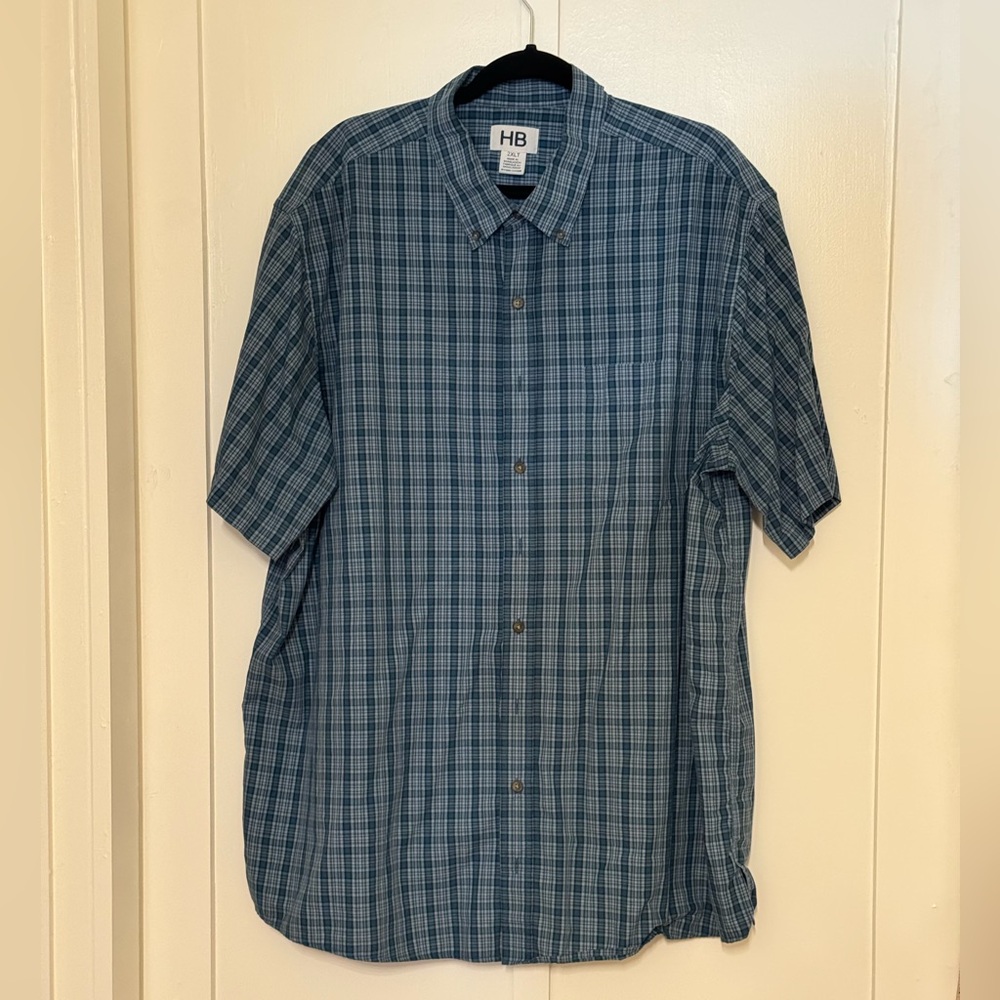 HB Harbor Bay short sleeve button down shirt camp shirt
